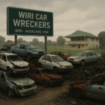 car wreckers near Wiri cricket ground, Auckland 2104